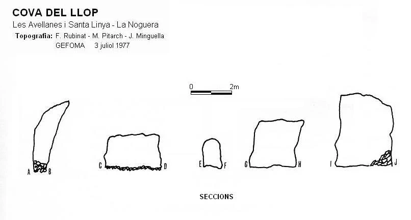 Topografia de LLOP, COVA DEL (1 de 1)