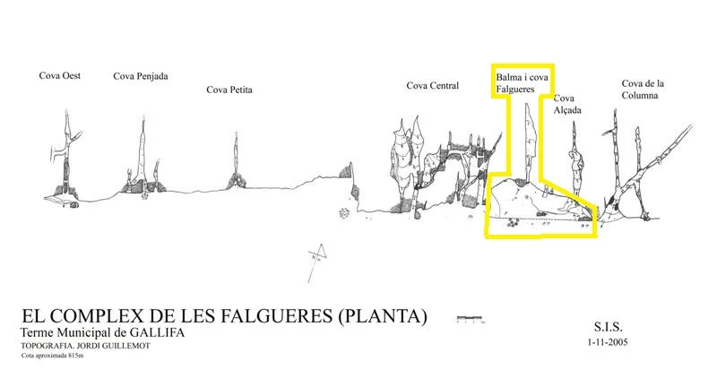Topografia de FALGUERES, BALMA DE LES (1 de 1)