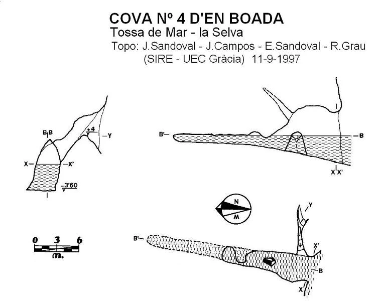 Topografía de BOADA, COVA Nº4 D'EN (1 de 1)