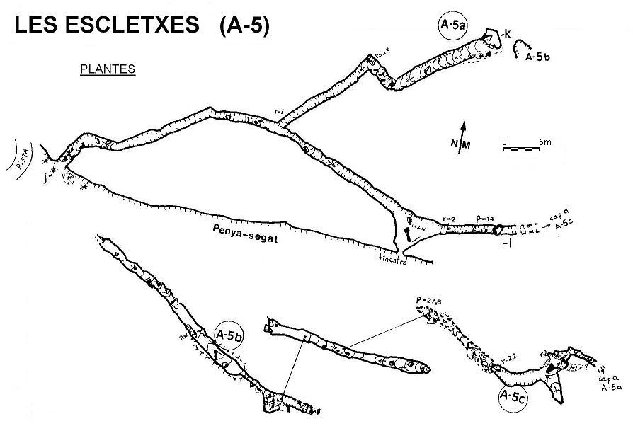 Topographie de ESCLETXES, LES (1 sur 1)