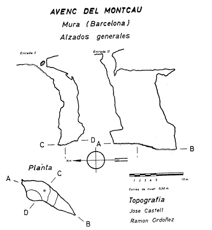 Topographie de MONTCAU, AVENC DEL (1 sur 2)