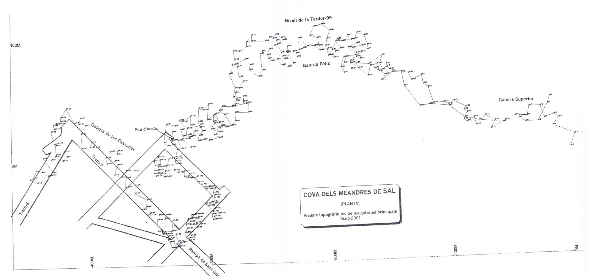 Topografía de MEANDRES DE SAL, COVA DELS (2 de 2)