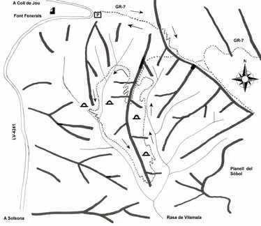 Topografia de ENCANTATS DE VILAMALA, COVA DELS (1 de 2)