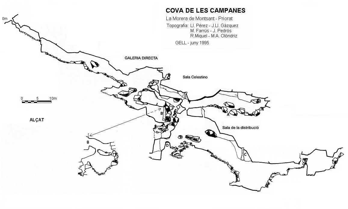 Topografia de CAMPANES, COVA DE LES (1 de 3)