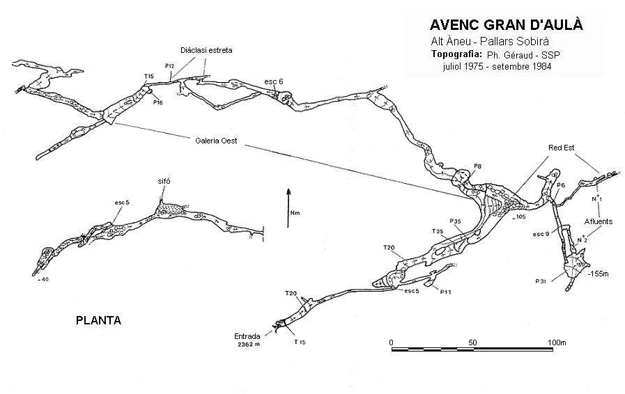 Topografia de AULÀ, AVENC GRAN D' (1 de 1)