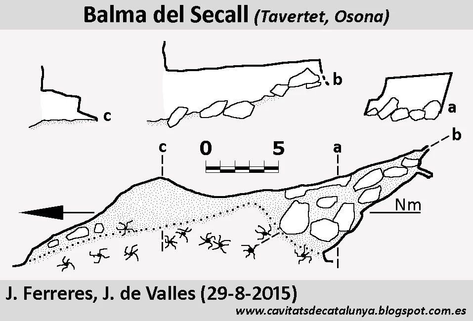 Topografía de SECALL, BALMA DEL (1 de 2)