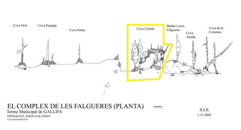 Topographie de CENTRAL, COVA (1 sur 1)