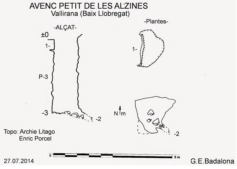 Topografia de ALZINES, ESQUERDA PETITA DE LES (1 de 1)