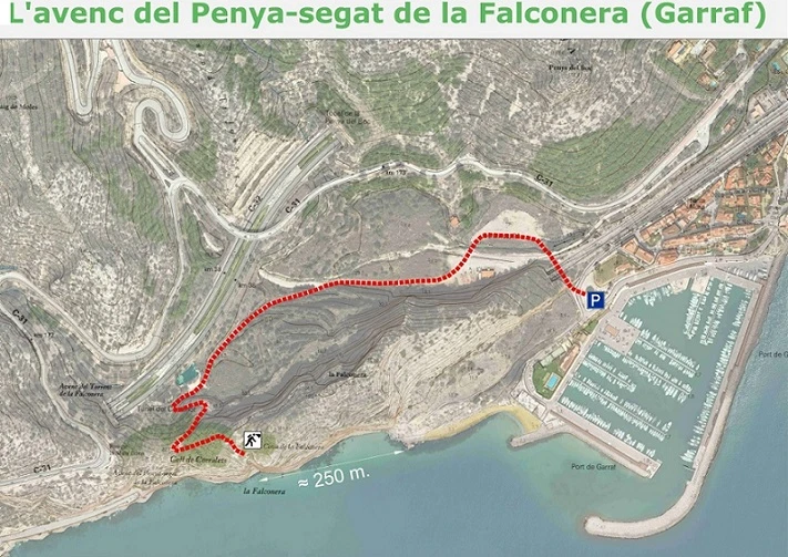 Survey of PENYA-SEGAT DE LA FALCONERA, AVENC DEL (2 of 3)