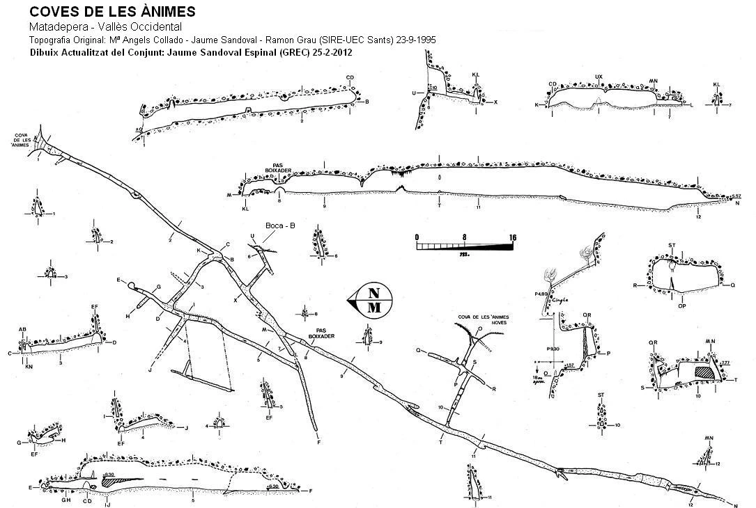 Topografia de ÀNIMES, COVES DE LES (2 de 2)