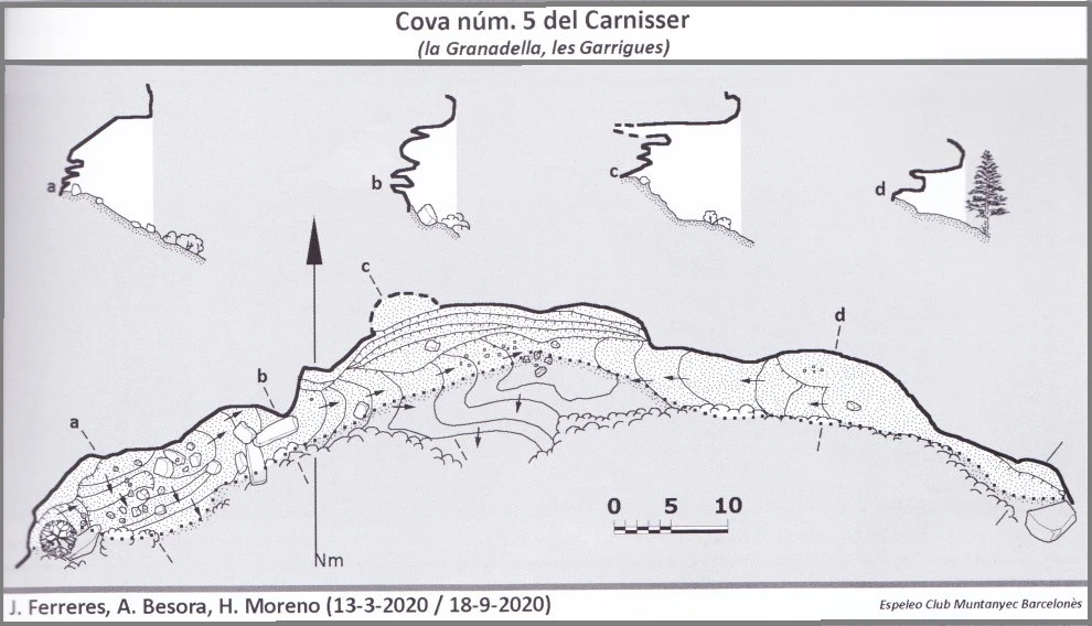 Topografia de CARNISSER, COVES DEL  (5 de 7)