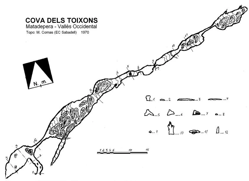 Topografía de TOIXONS, COVA DELS (1 de 1)