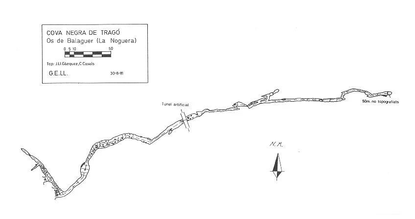 Topografia de NEGRA DE TRAGÓ, COVA (4 de 5)