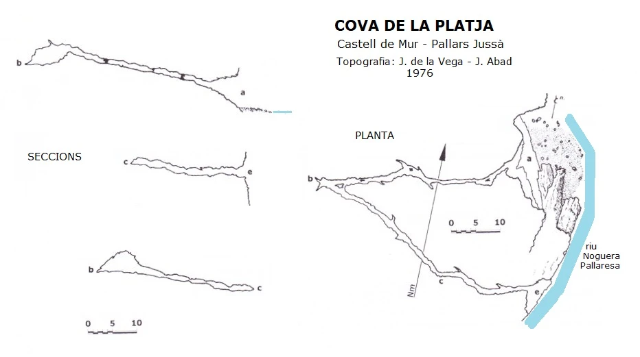 Topographie de PLATJA, COVA DE LA (1 sur 1)