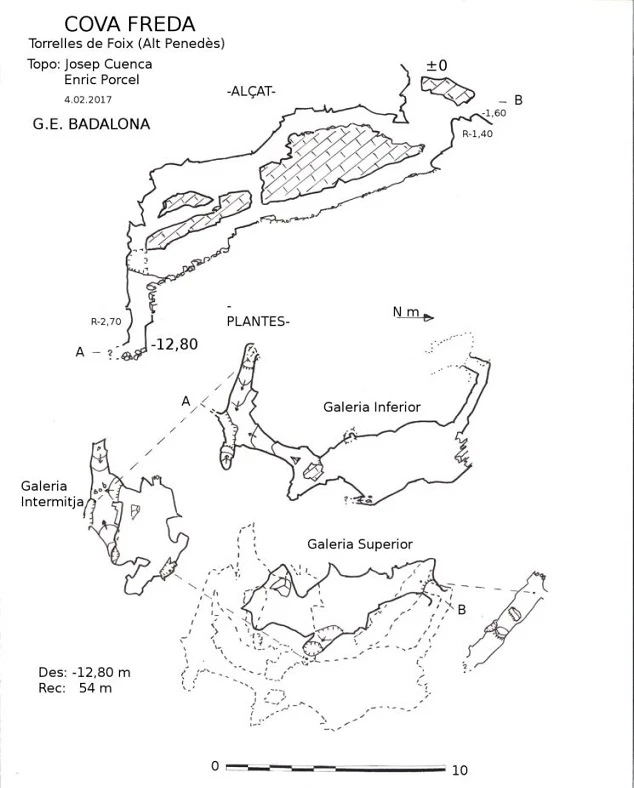 Topographie de FREDA, COVA (1 sur 1)