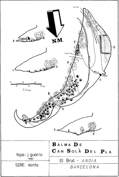 Topographie de CAN SOLÀ, BALMA DE (1 sur 1)