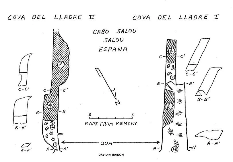 Topografía de LLADRE, COVES DEL (1 de 1)