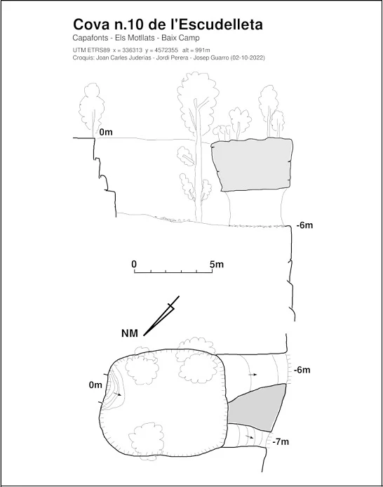 Survey of ESCUDELLETA, COVA Nº10 DE L' (1 of 1)
