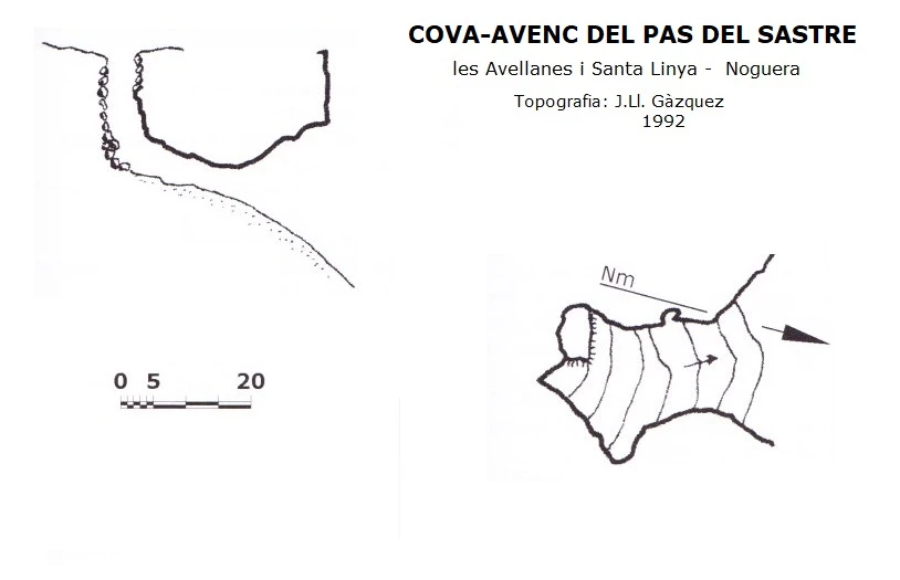 Topografia de PAS DEL SASTRE, COVA-AVENC DEL (1 de 1)