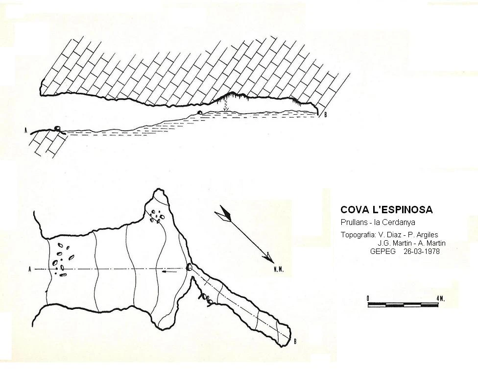 Survey of ESPINOSA, COVA DE L' (1 of 1)