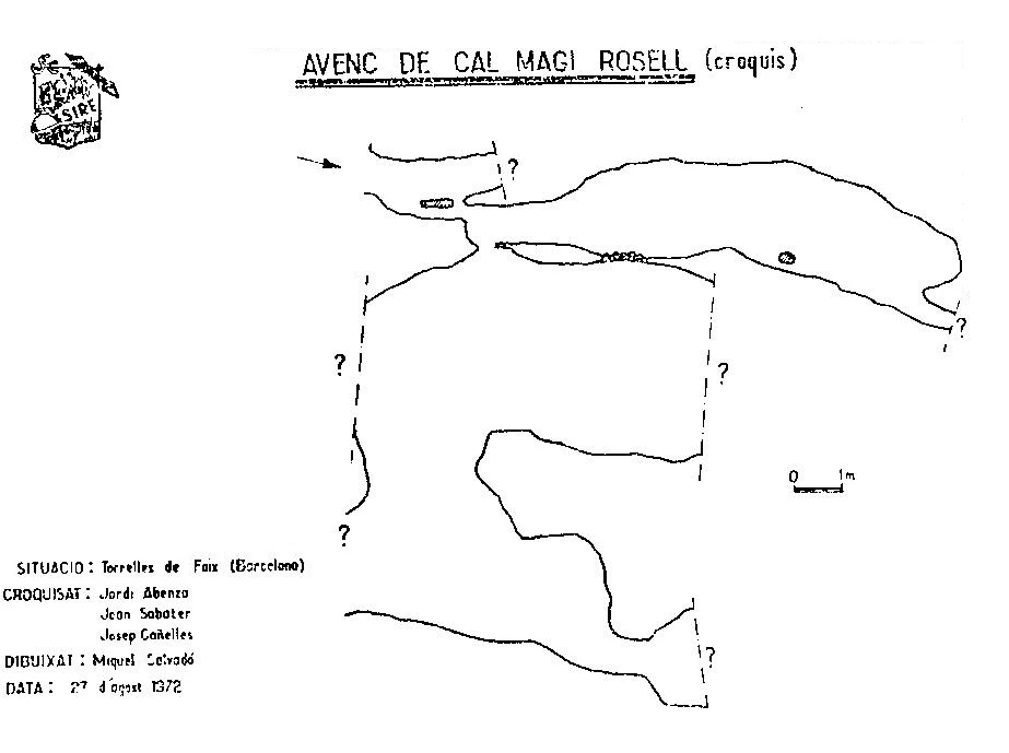 Topografía de CAL MAGÍ ROSSELL, COVA DE (1 de 1)