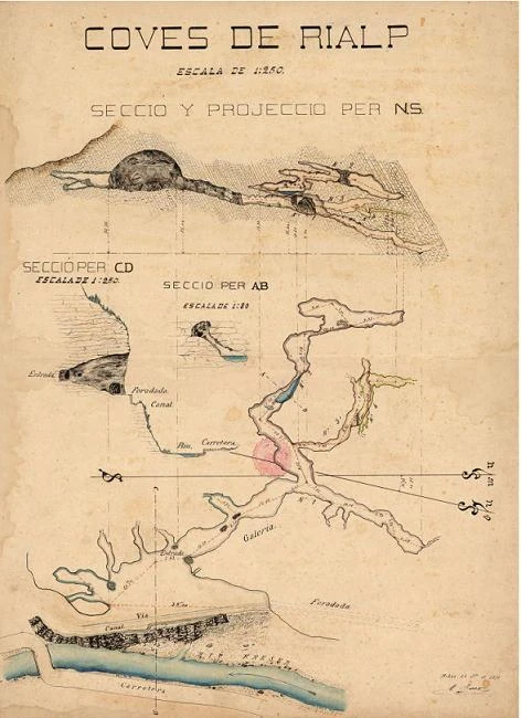 Topografia de RIALB, COVA DE (2 de 2)