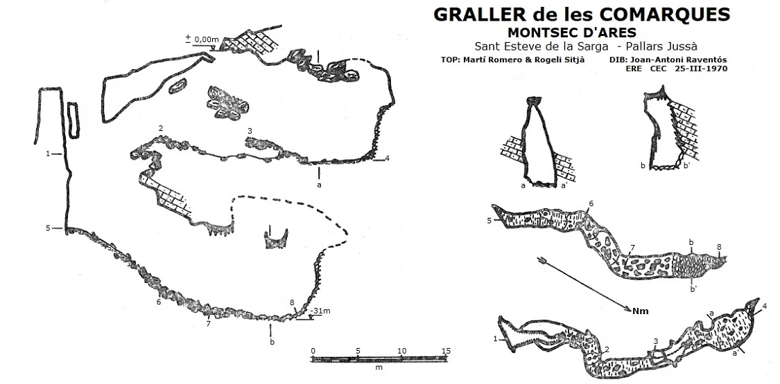 Topografia de COMARQUES,  GRALLER DE LES (1 de 1)