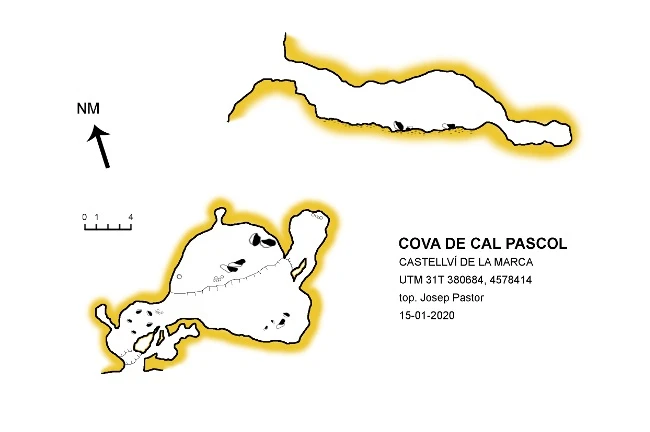 Topografía de CAL PASCOL, COVA DE (2 de 2)