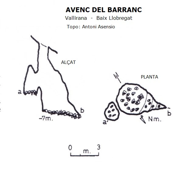 Topographie de BARRANC, AVENC DEL (1 sur 2)