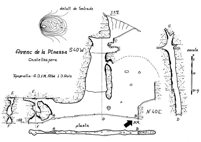 Topografia de PINASSA, AVENC DE LA (1 de 3)