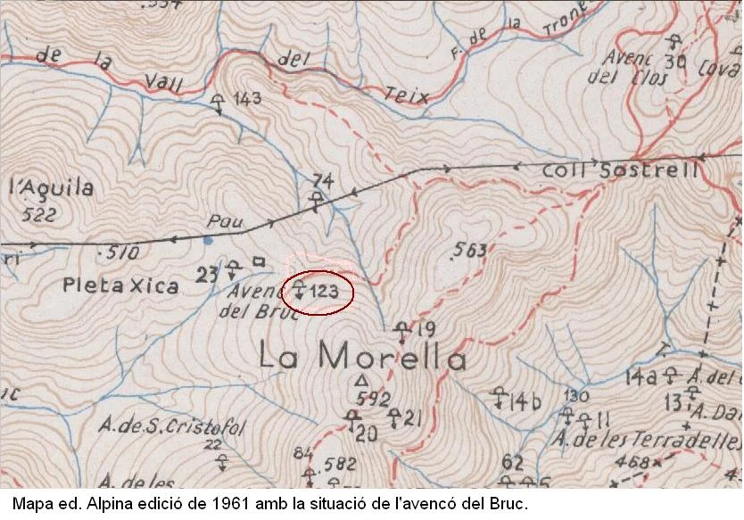 Topographie de BRUT, AVENC (1 sur 2)
