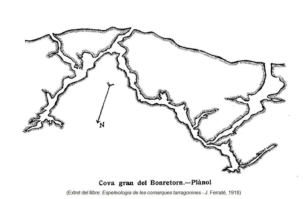 Topografia de BONRETORN, COVA GRAN DEL (1 de 1)
