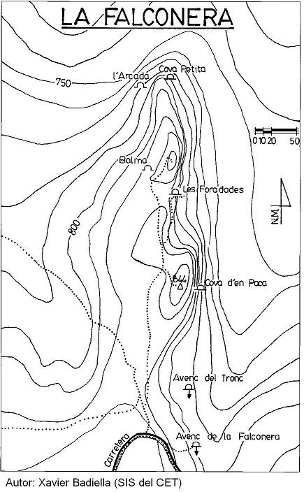 Topografía de TRONC, AVENC DEL (1 de 1)