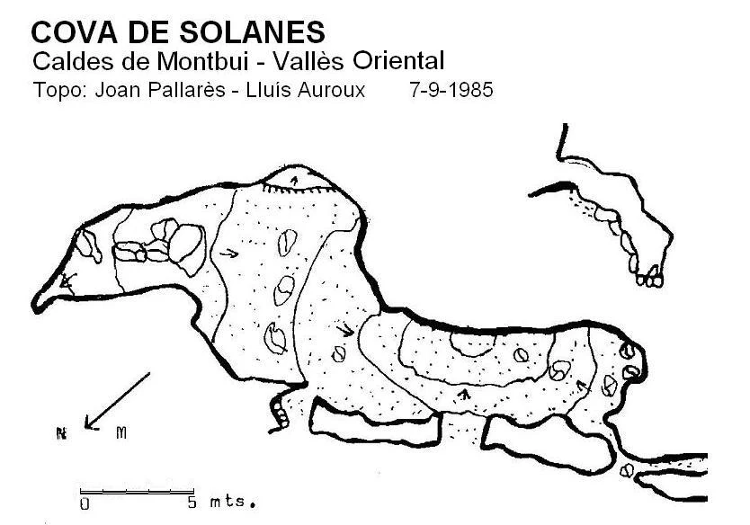 Topographie de SOLANES, COVA DE (2 sur 3)
