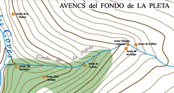 Topografia de TARTERA, AVENC DE LA (1 de 1)
