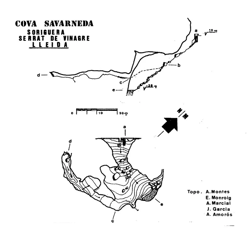 Topografia de SAVARNEDA, COVA (1 de 1)