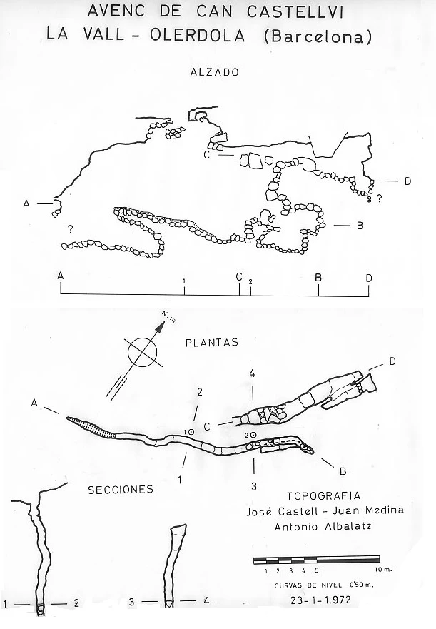 Topografía de CAN CASTELLVÍ, AVENC DE (1 de 1)