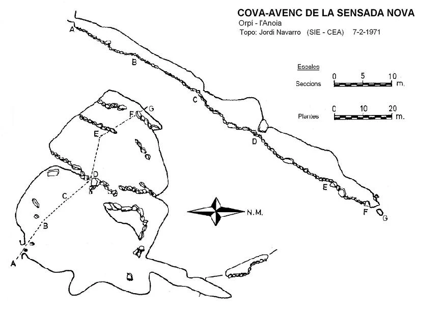 Survey of CENSADA NOVA, COVA DE LA (1 of 4)