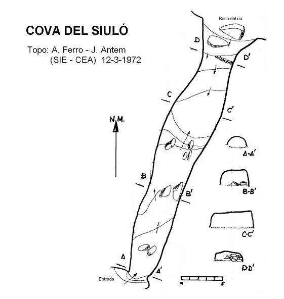 Topografia de SAULÓ, COVA DEL (1 de 1)