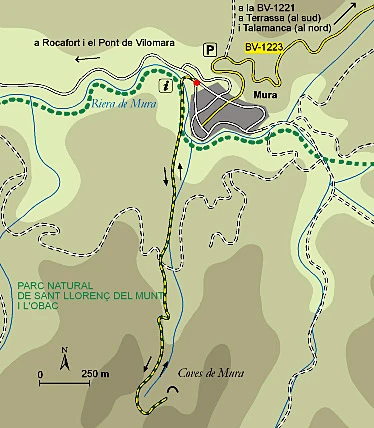 Topografia de MURA, COVES DE (2 de 2)