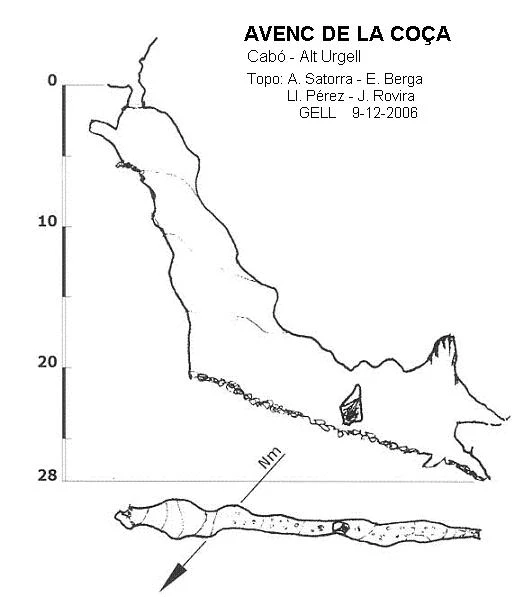 Topografia de COÇA, AVENC DE LA (1 de 1)