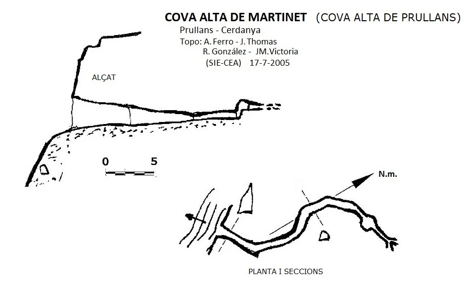 Topografía de ALTA DE PRULLANS, COVA (1 de 1)