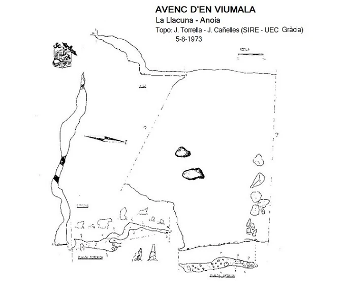 Topografía de VIUMALA, AVENC D'EN (1 de 3)