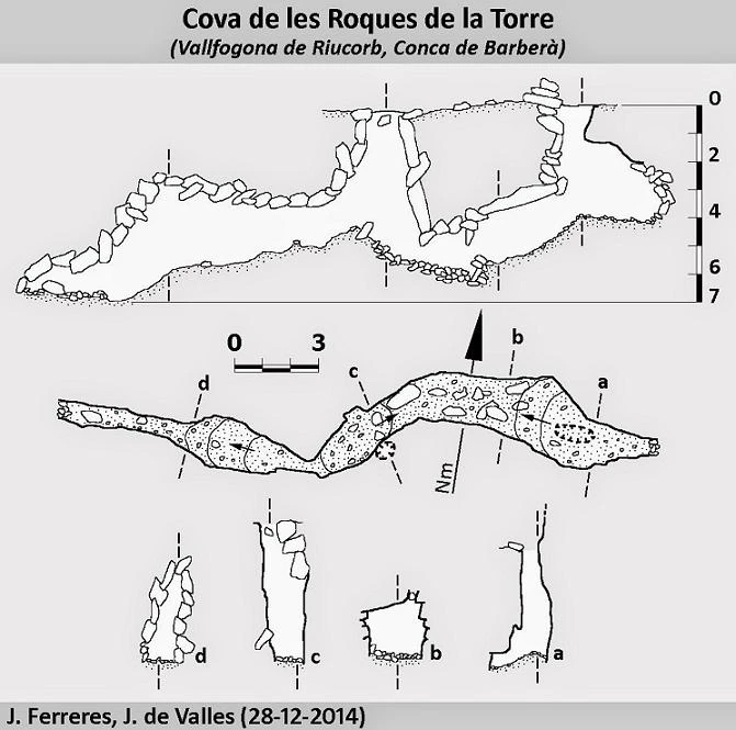 Topografia de ROQUES DE LA TORRE, COVA DE LES (1 de 1)