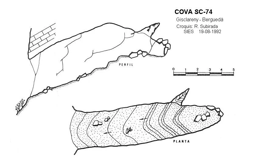 Topografía de SC-74, COVA (1 de 1)