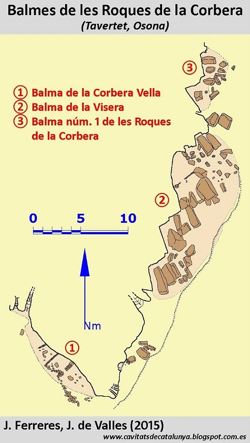Topografía de CORBERA VELLA, BALMA DE LA (1 de 2)