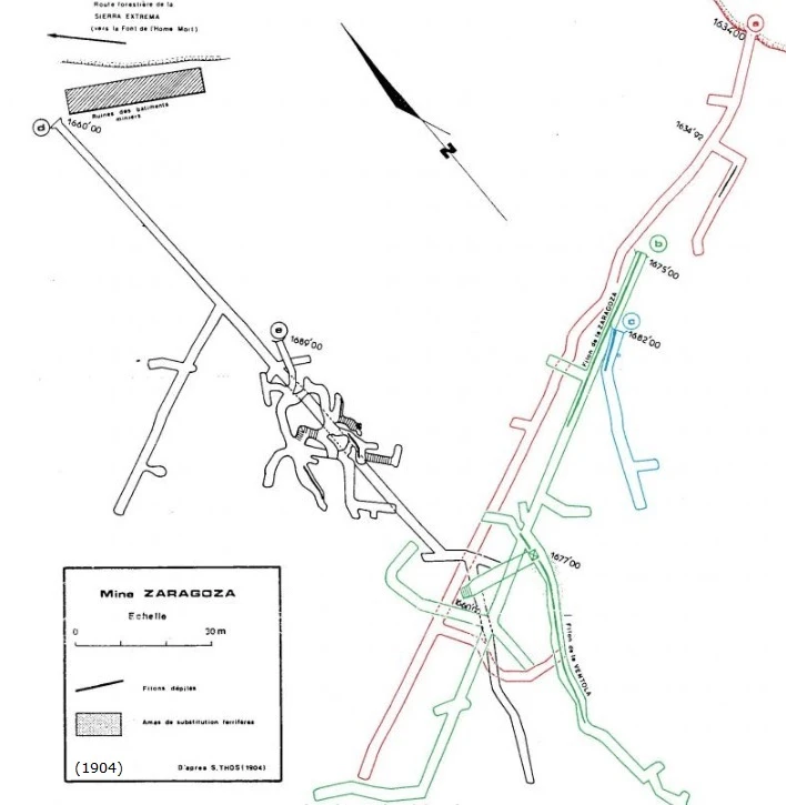 Topografia de MINA SARAGOSSA, COVA DE LA (1 de 1)