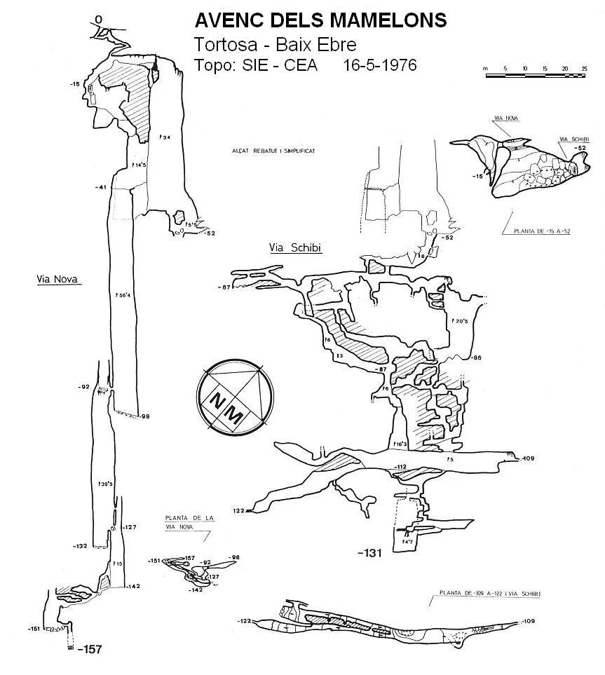 Topografía de MAMELONS, AVENC DELS (1 de 2)