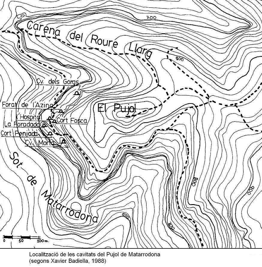 Topografia de CORT FOSCA DE MATARRODONA (1 de 3)