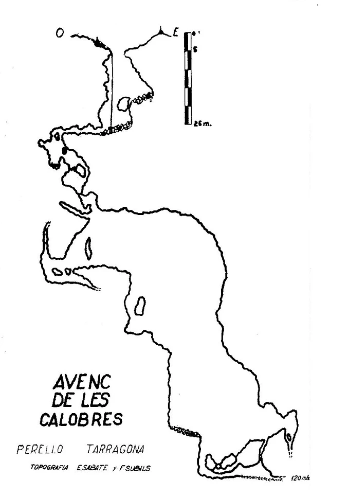 Topographie de CALOBRES, AVENC DE LES (3 sur 3)